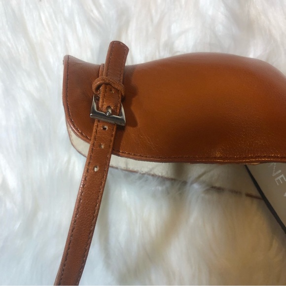 Nine West Acre Leather Black/Brown Heels 7.5M - Picture 12 of 14